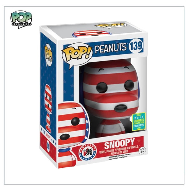 Snoopy (Patriotic) #139 Funko Pop! 2016 SDCC Exclusive - 9/10