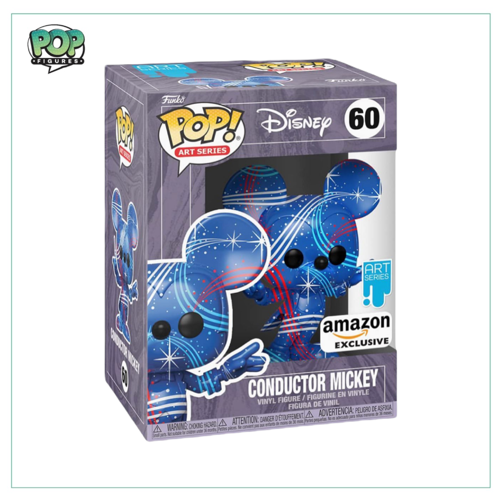 Conductor Mickey (Artist Series) #60 Funko Pop! - Disney - Amazon Exclusive