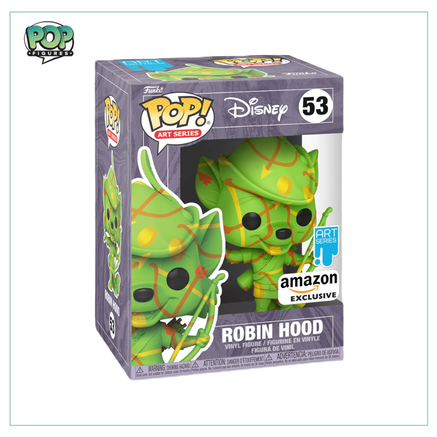 Robin Hood (Art Series) #53 Funko Pop! Disney, Amazon Exclusive