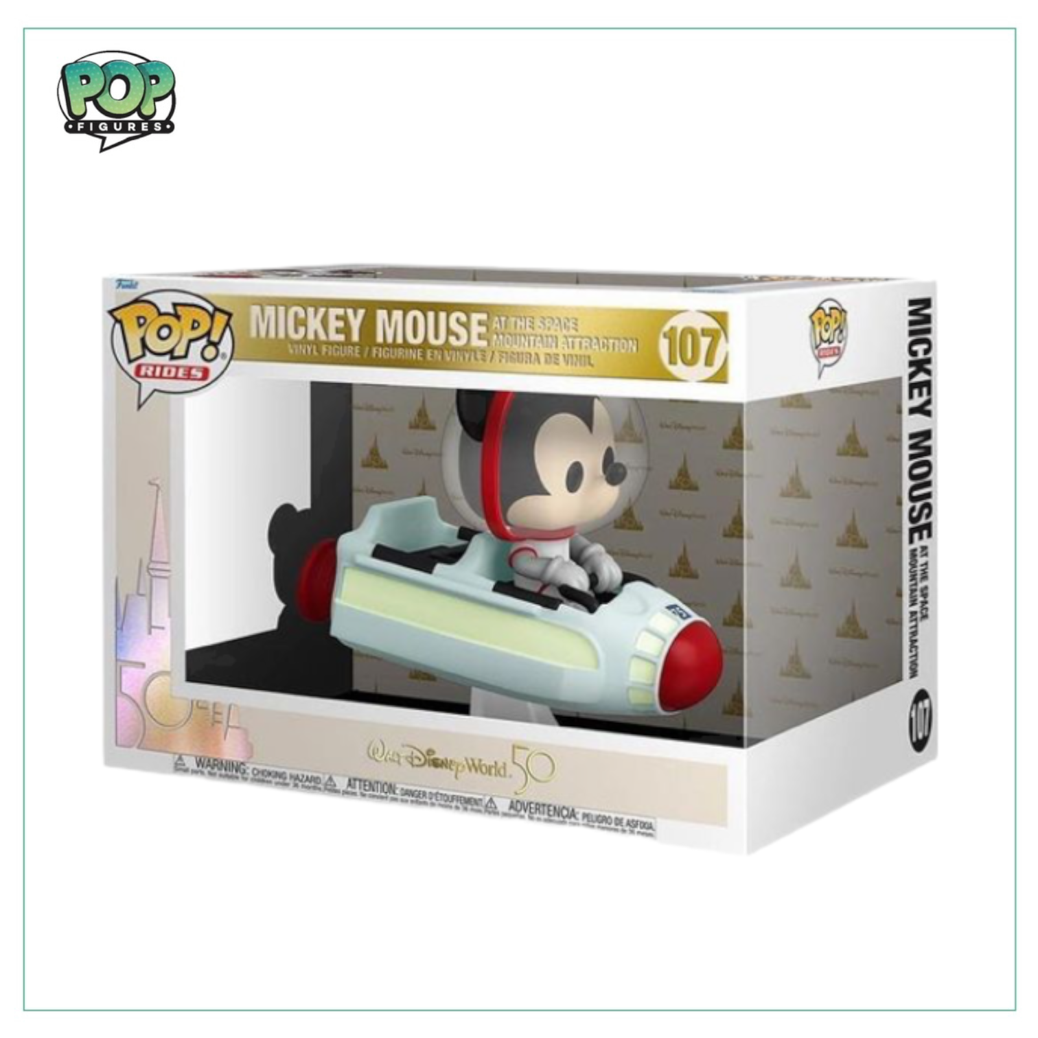 Mickey Mouse at the Space Mountain Attraction #107 Funko Pop! Disney Rides