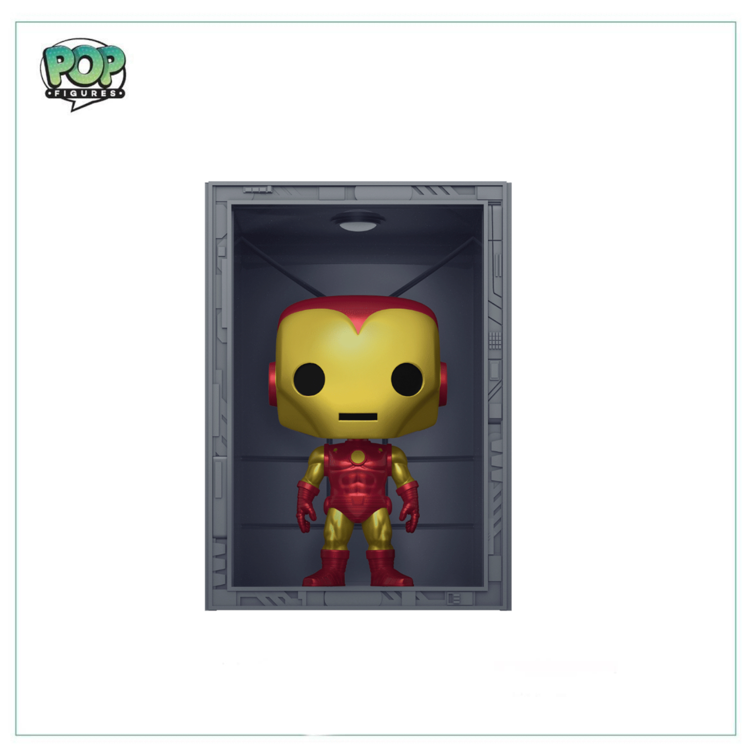 Funko POP! Deluxe Marvel Hall of Armor: Iron Man War Machine PX