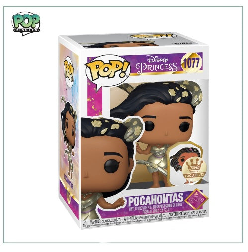 Pocahontas (With Pin) Metallic #1077 Funko Pop! Disney - Funko Exclusive