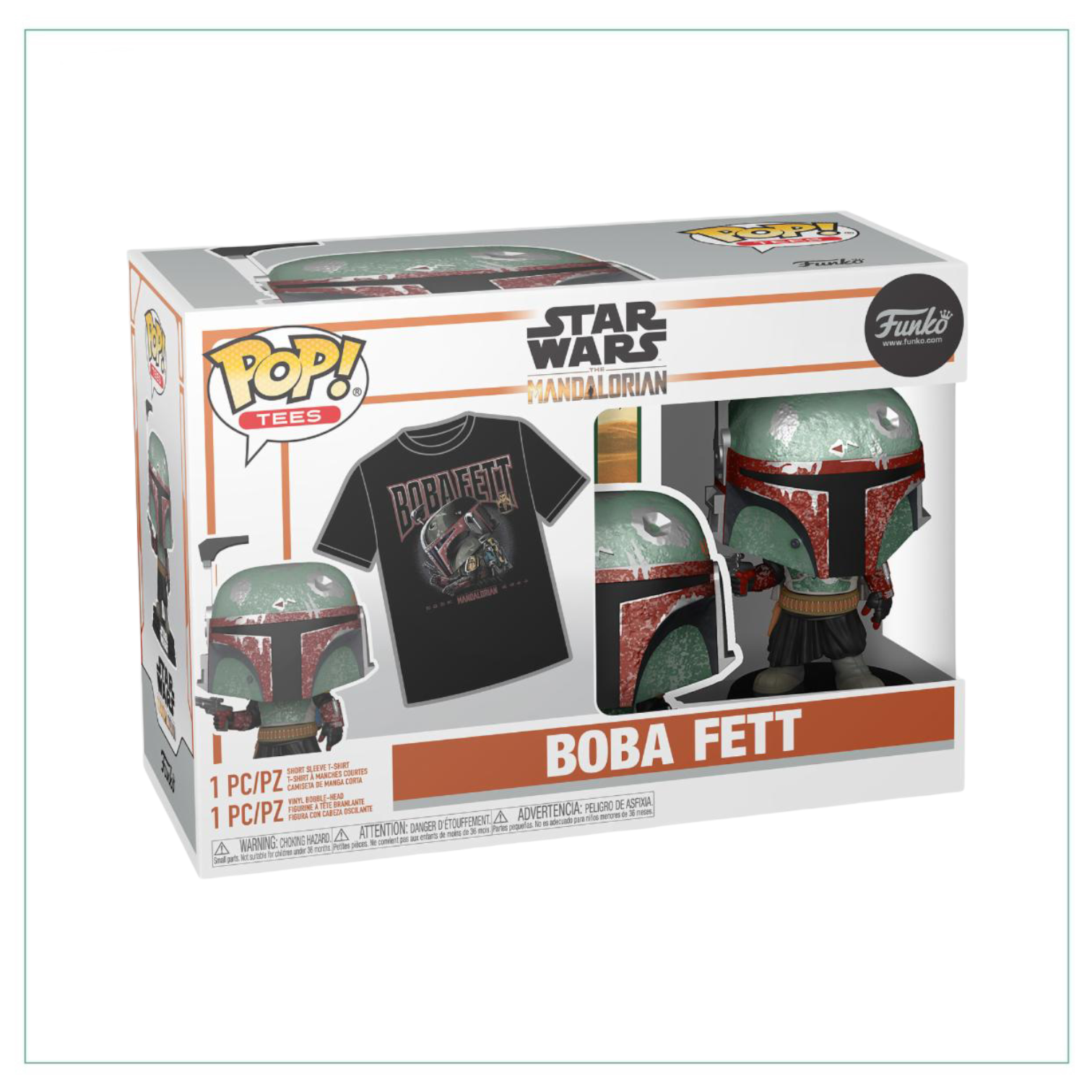 POP! & Tee: Star Wars - Boba Fett