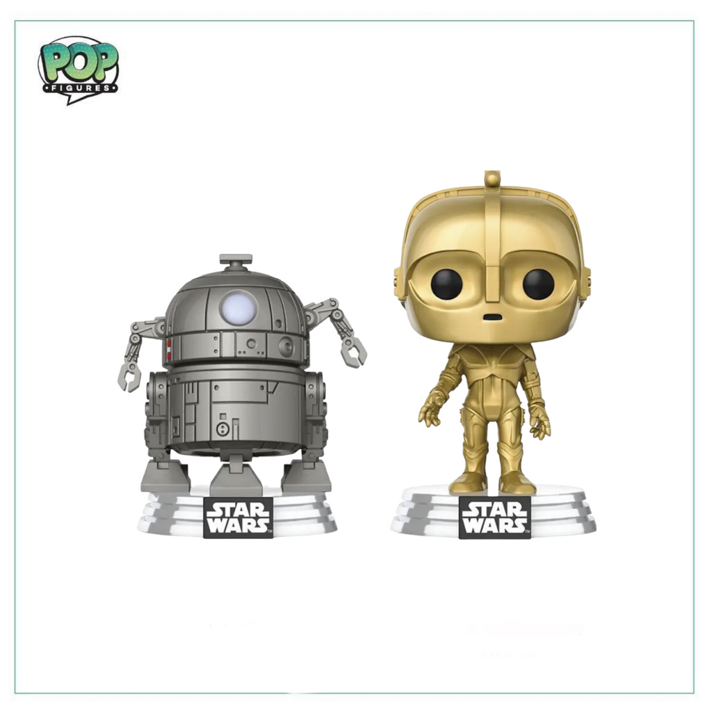 C-3PO & R2-D2 Deluxe Funko 2 Pack! Star Wars - Disney Exclusive