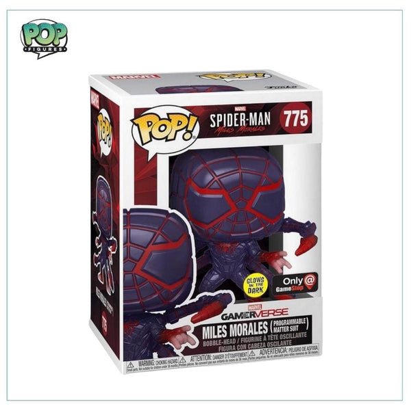 Miles Morales (Programmable Matter Suit) Glow in the Dark #775 Funko P