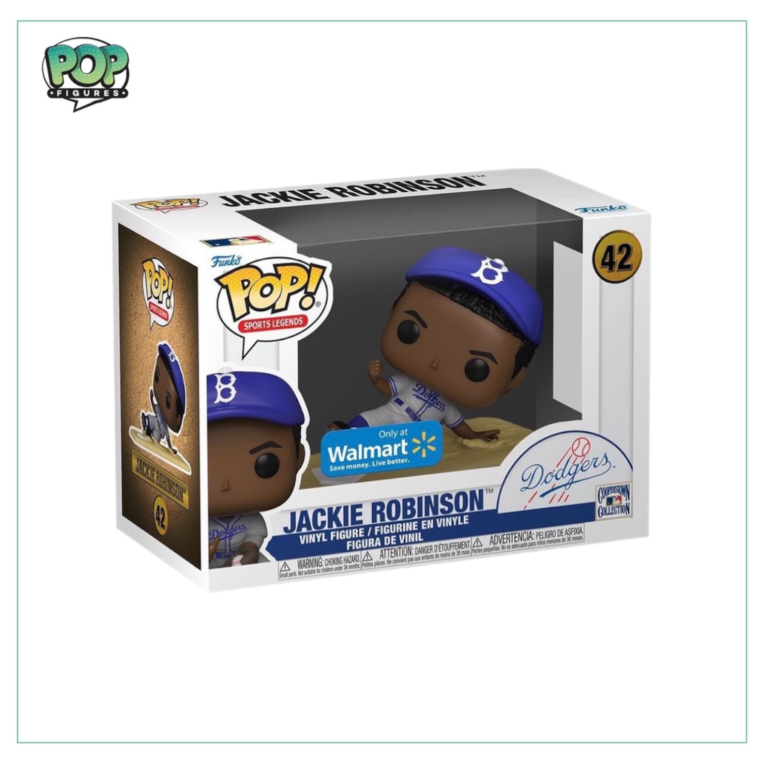 Jackie Robinson #42 Funko Pop! Sport Legends - Walmart Exclusive