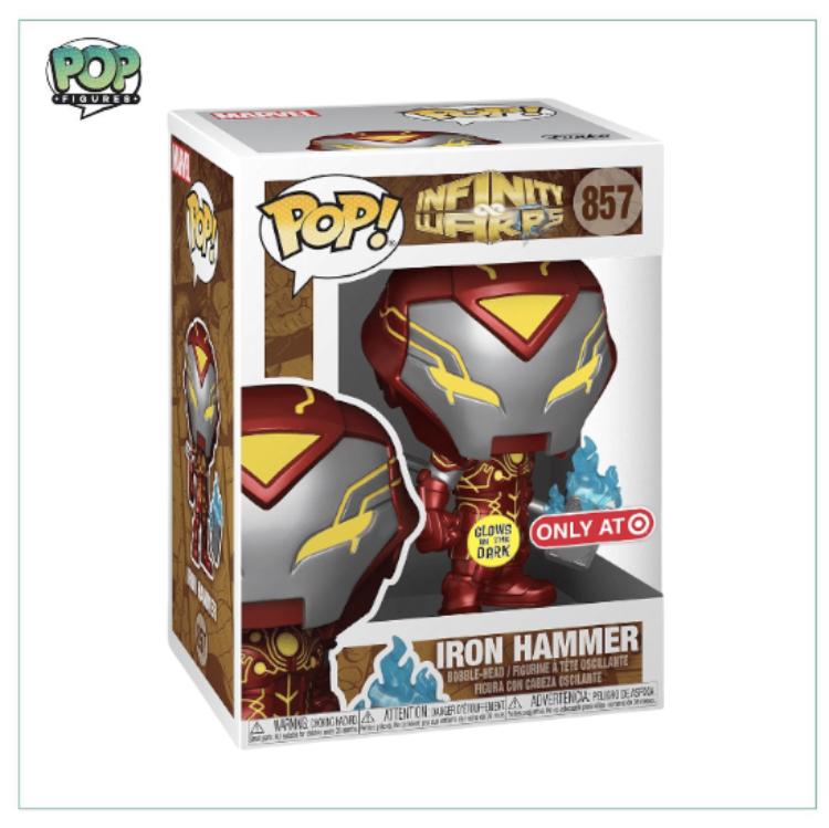 Iron Hammer (Glow In The Dark) #857 Funko Pop! Infinity Warps, Target Exclusive - Pop Figures | Funko | Pop Funko | Funko Pop