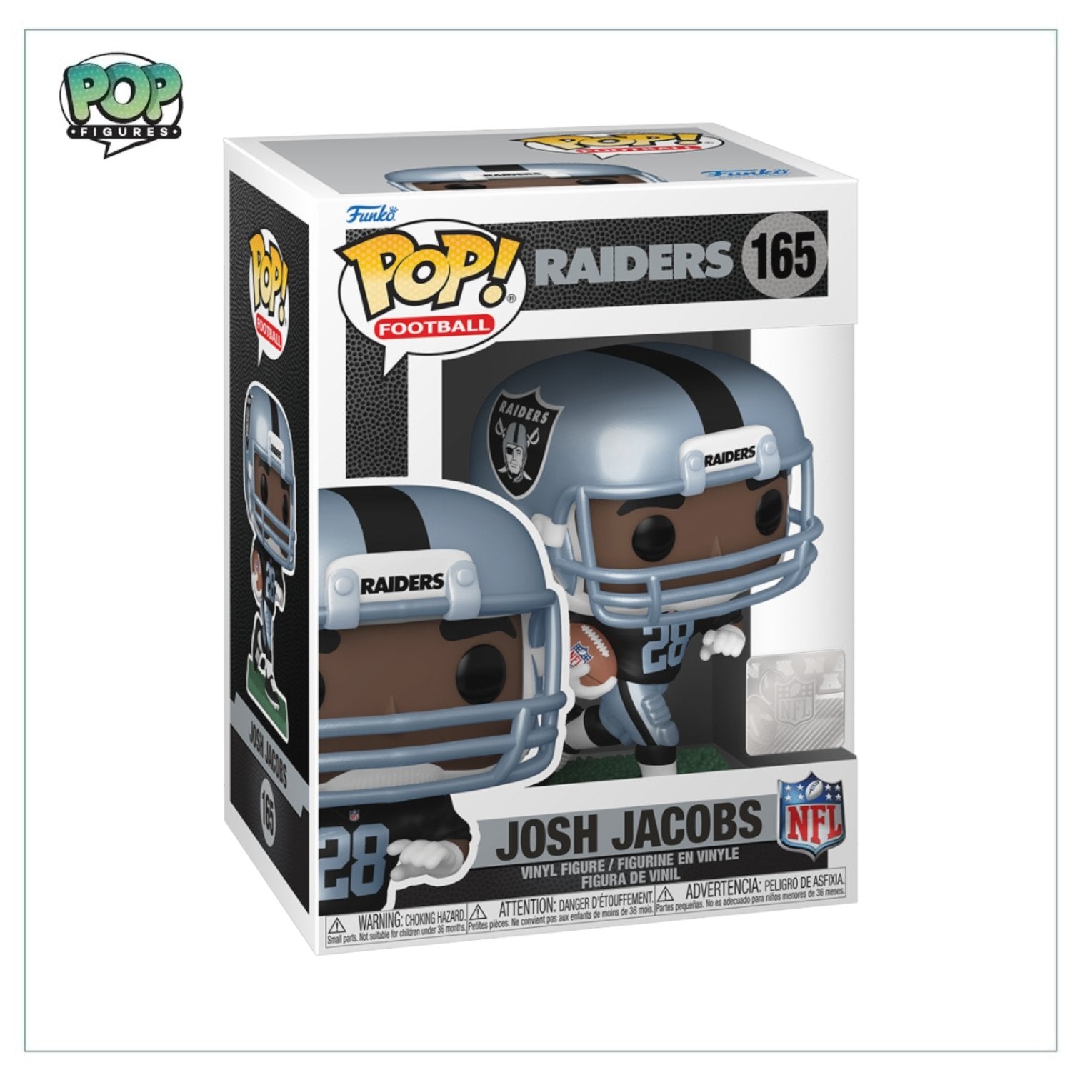 Josh Jacobs (Home Uniform) #165 Funko Pop! NFL - PREORDER - Pop Figures | Funko | Pop Funko | Funko Pop