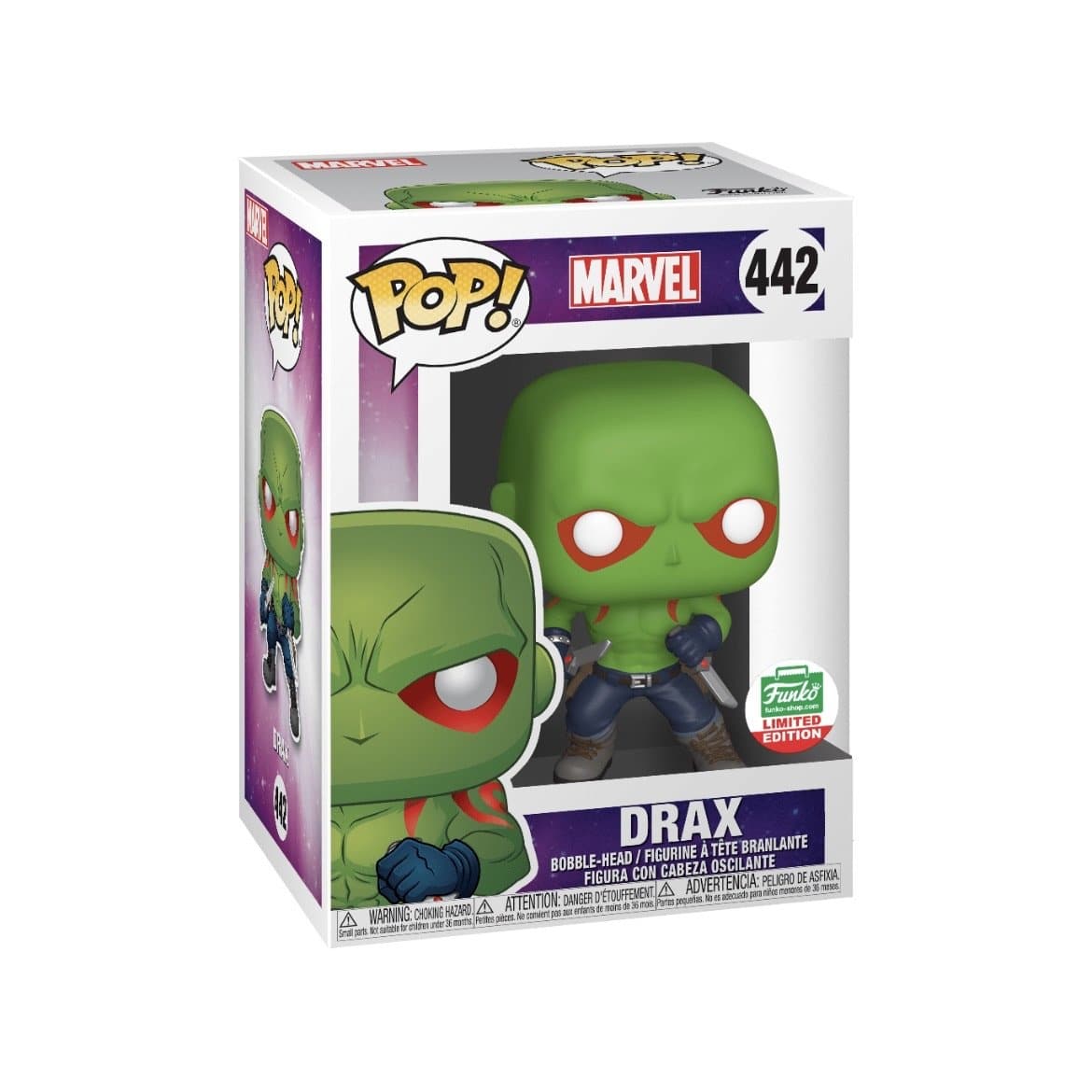 Marvel - Drax Funko Shop Limited Edition - Pop Figures | Funko | Pop Funko | Funko Pop