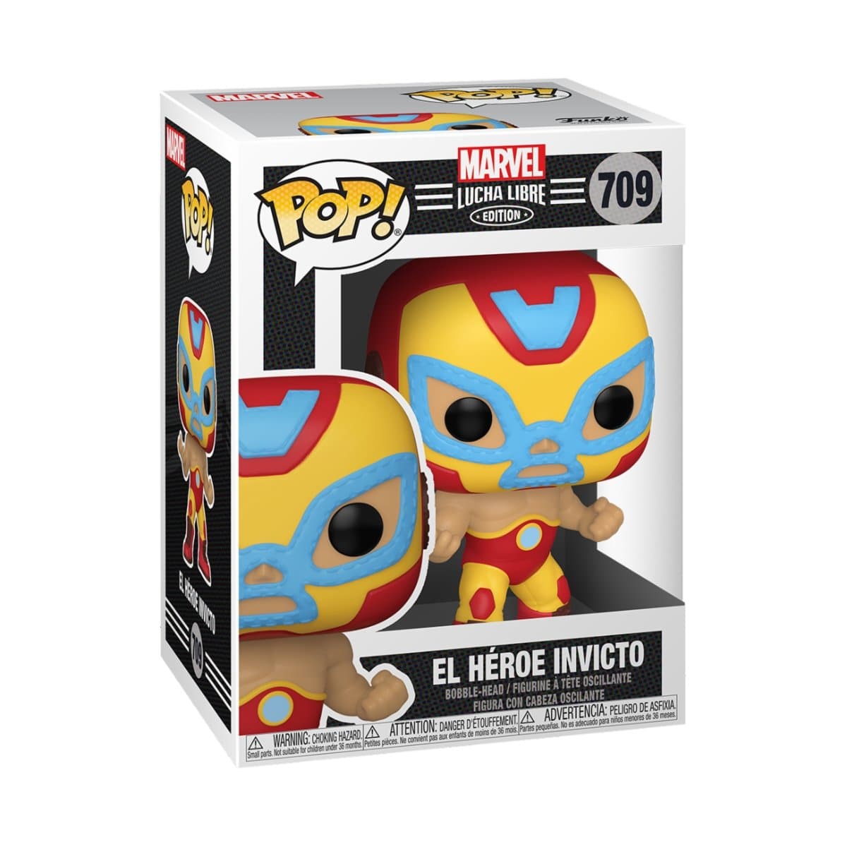 Marvel Lucha Libre - Iron Man POP! Vinyl Figure PREORDER - Pop Figures