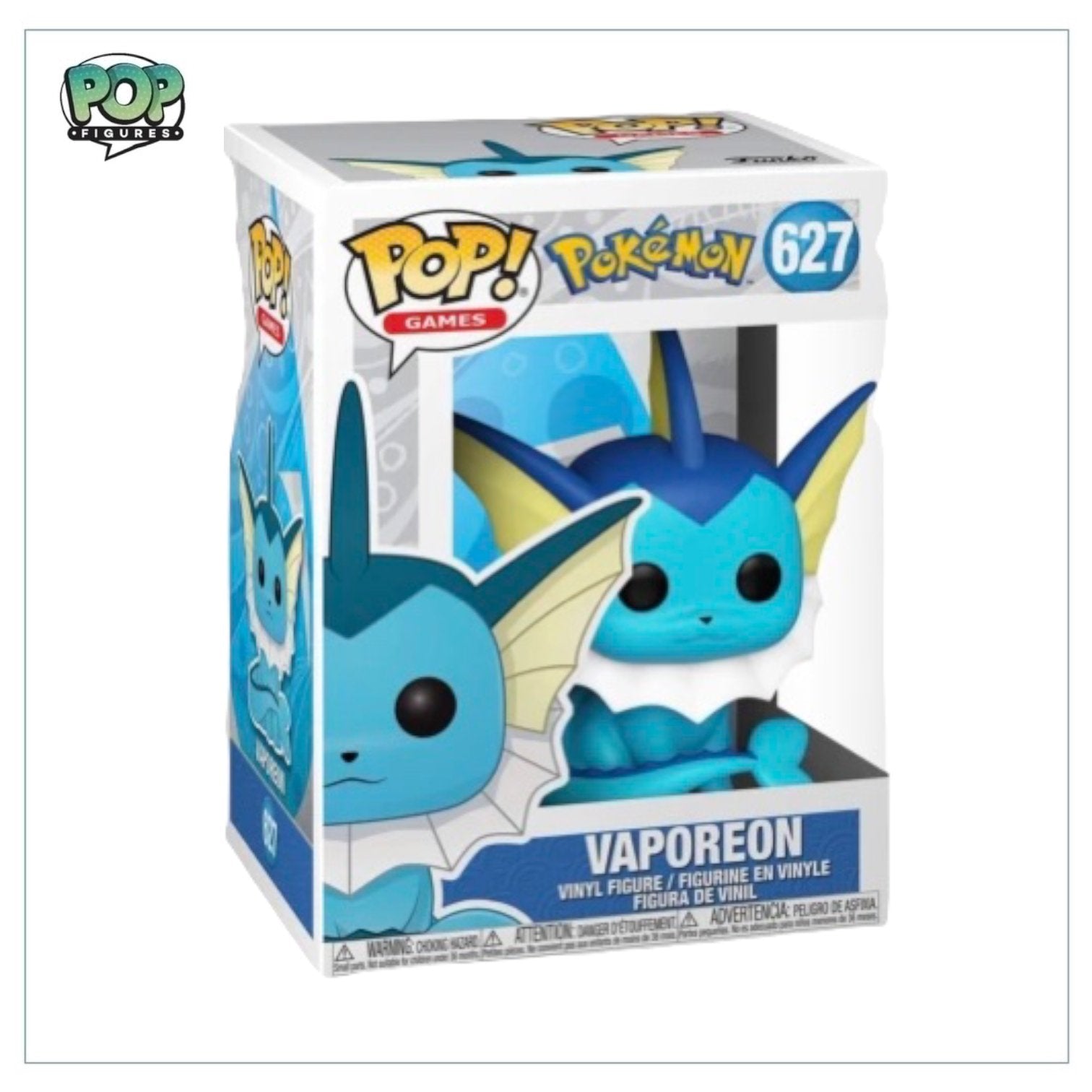 Vaporeon #627 Funko Pop! Pokémon - Pop Figures | Funko | Pop Funko | Funko Pop