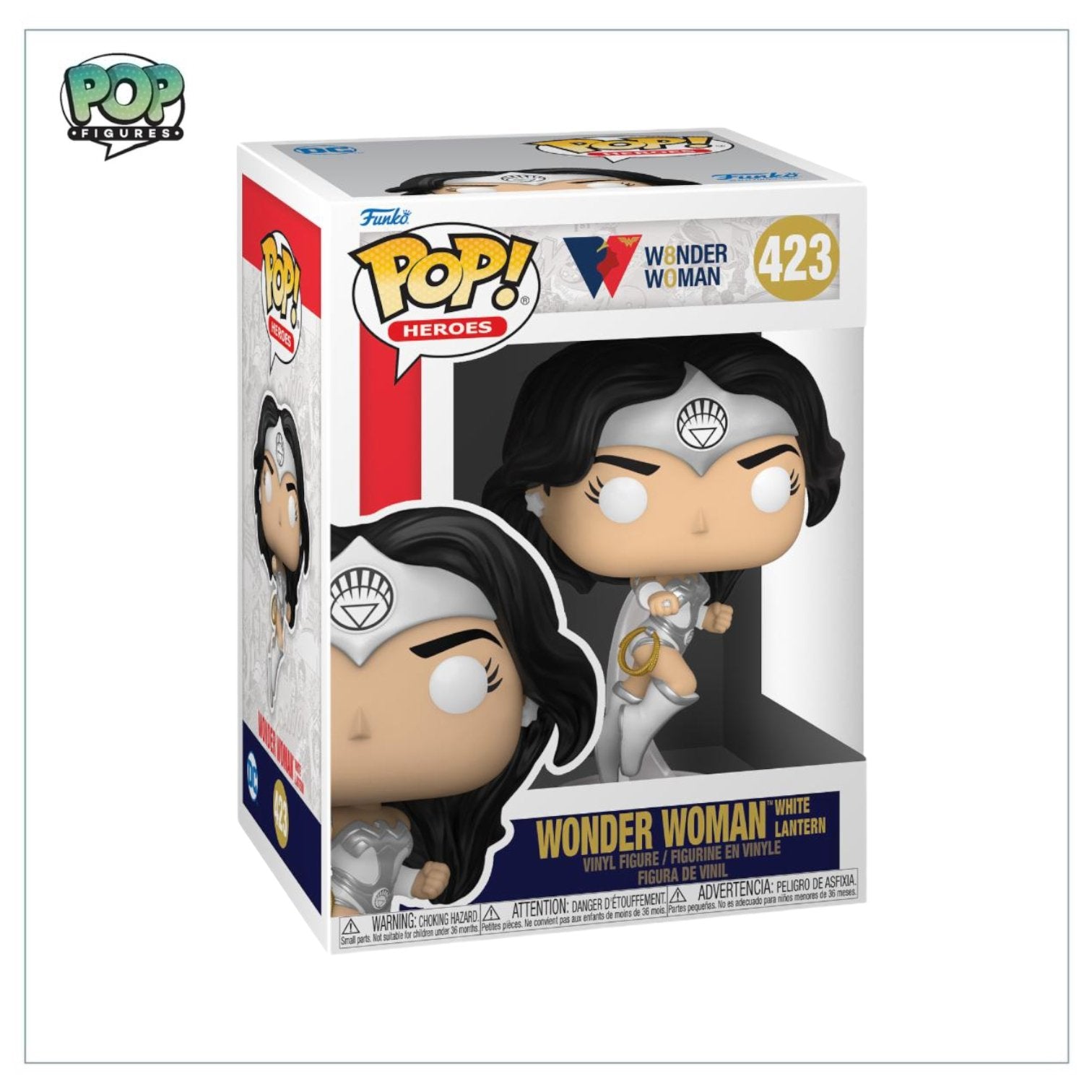 Wonder Woman (White Lantern) #423 Funko Pop! Wonder Woman - PREORDER - Pop Figures | Funko | Pop Funko | Funko Pop